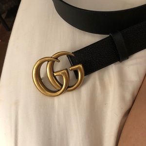 Gucci leather belt